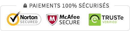 Paiement 100% sécurisé